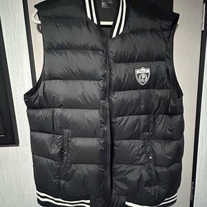 Polo by Ralph Lauren Black Puffer Vest with Logo